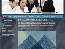 Tablet Screenshot of digitalprogress.fr